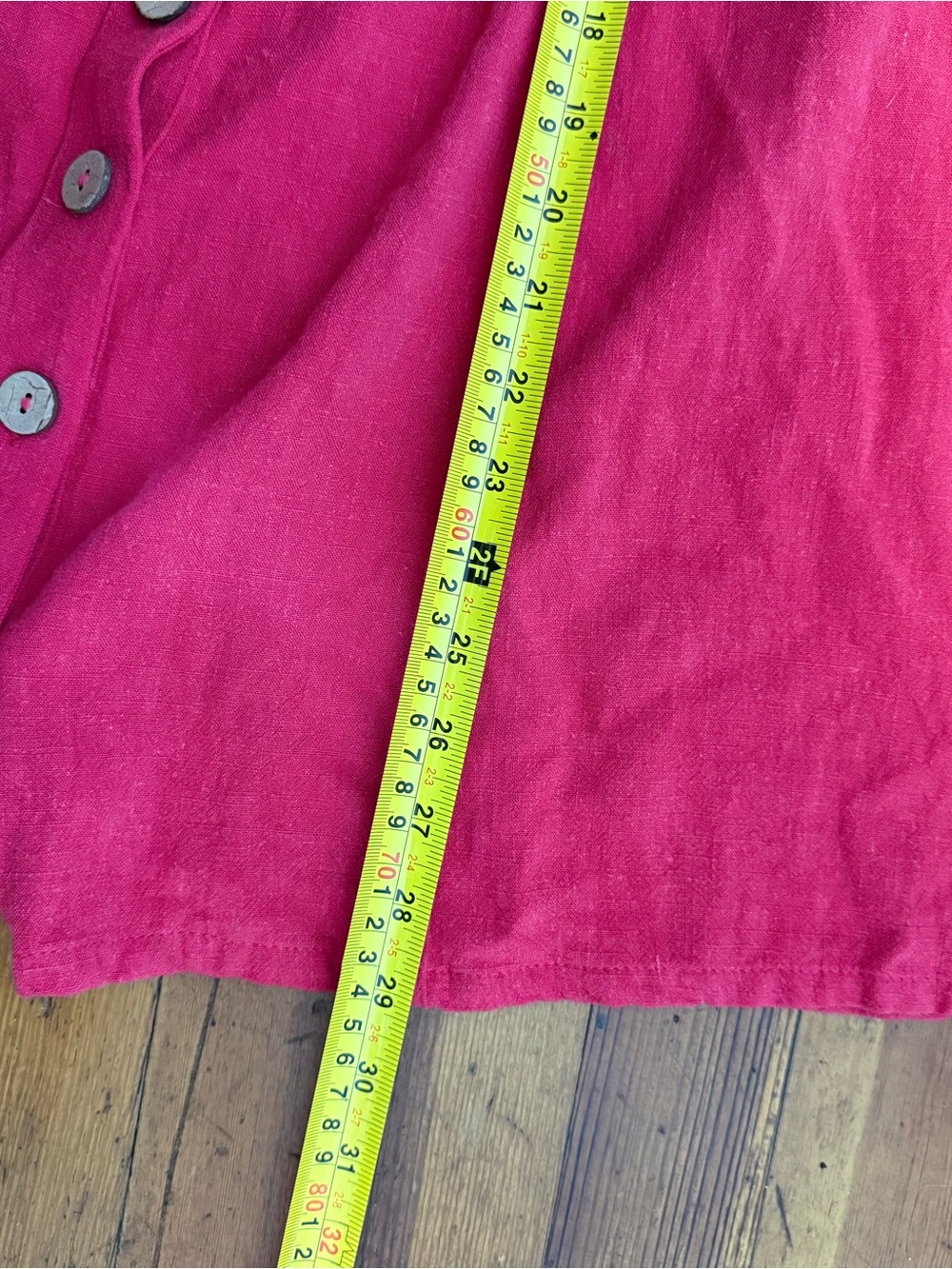 Universal Thread Raspberry Pink Button-Front Mini Sundress - Picture 8 of 8